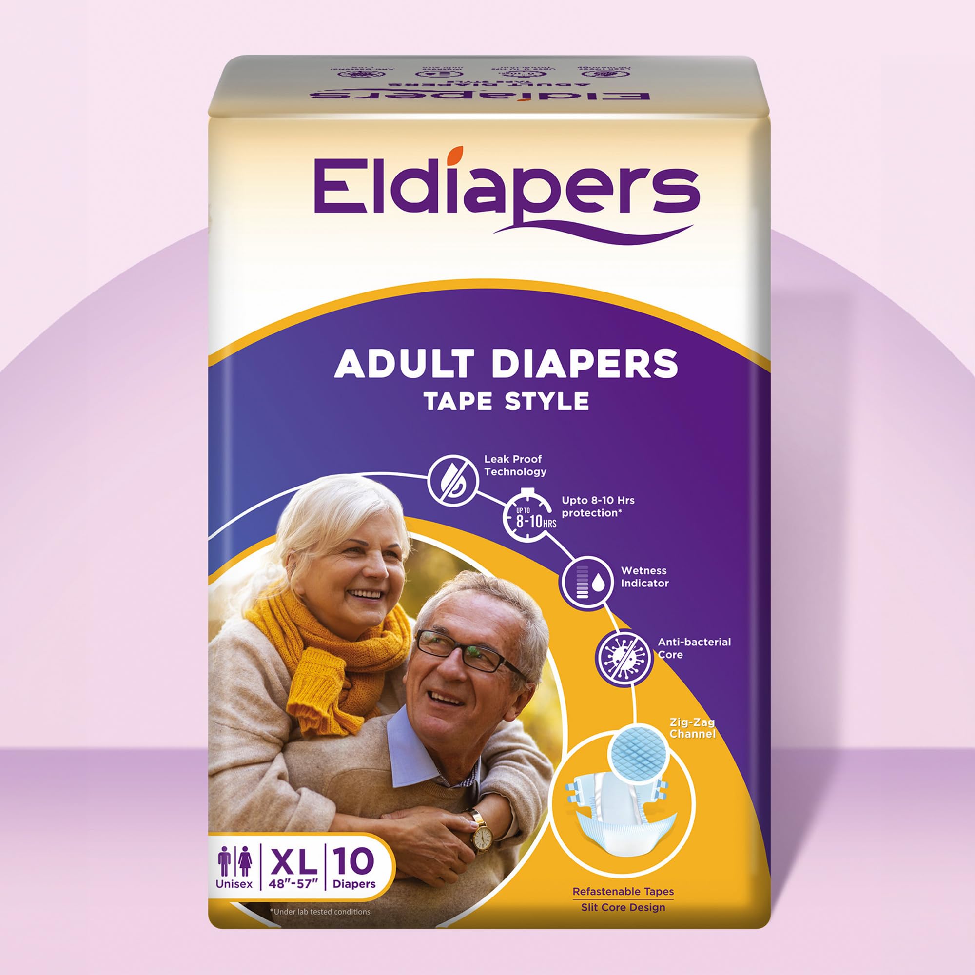 Eldiapers Pant Style Adult Diapers | waist Size (96-137 CM) (38"- 54" inch) 10 hr Absorption | Unisex | Odour Control (Large) (XL) (B0D5XPCZV6) Amazon Price History, Amazon Price Tracker