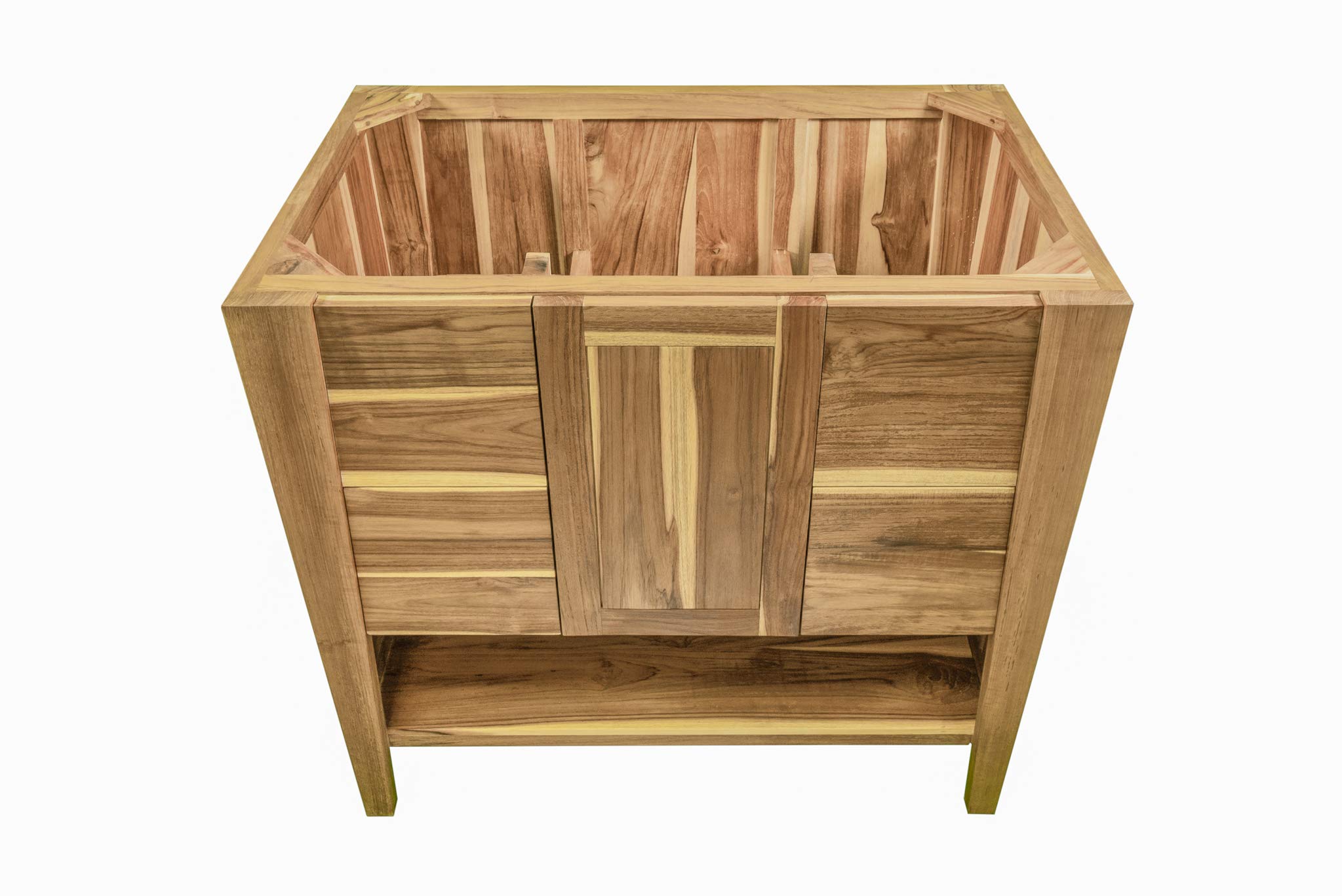 Buy EcoDecors Significado 36" Teak Wood Fully Assembled Free Standing