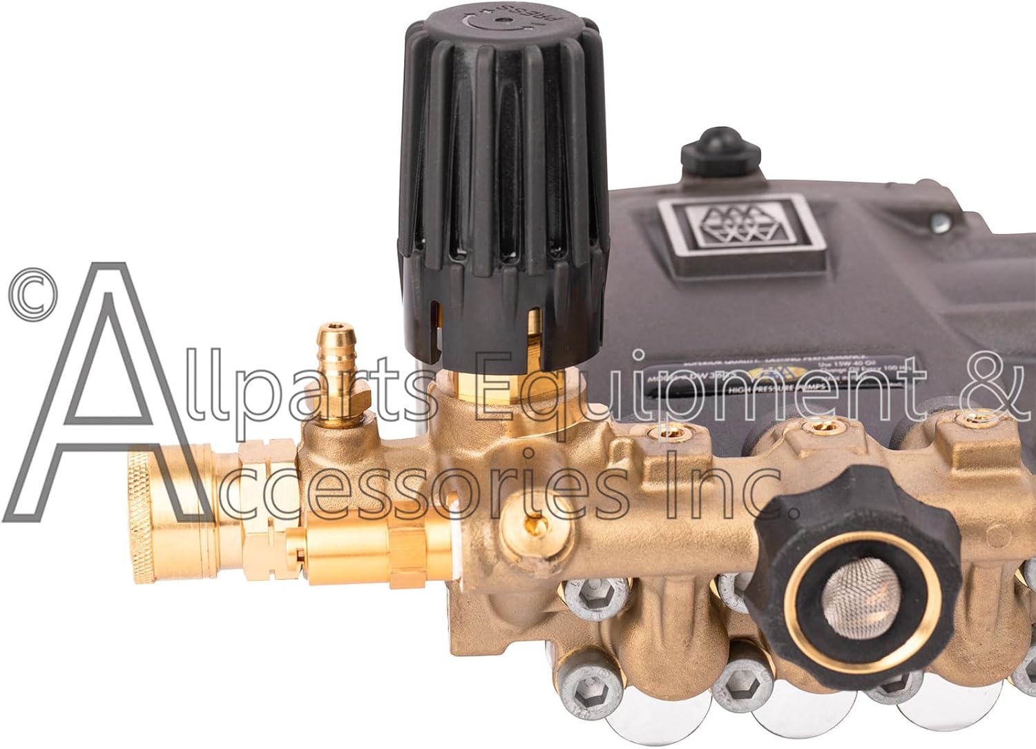 DW3635 AAA OEM Horiztonal Triplex Plunger Pump 3600 Max PSI, 3.5 GPM, 1" Hollow Shaft Compatible with Simpson, DeWalt, MI-T-M, and other major pressure washer brands