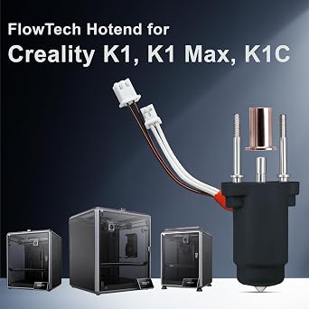 Microswiss FlowTech Hotend Upgrade for Creality K1 / K1 Max / K1C and FlowTech Nozzle Bundle