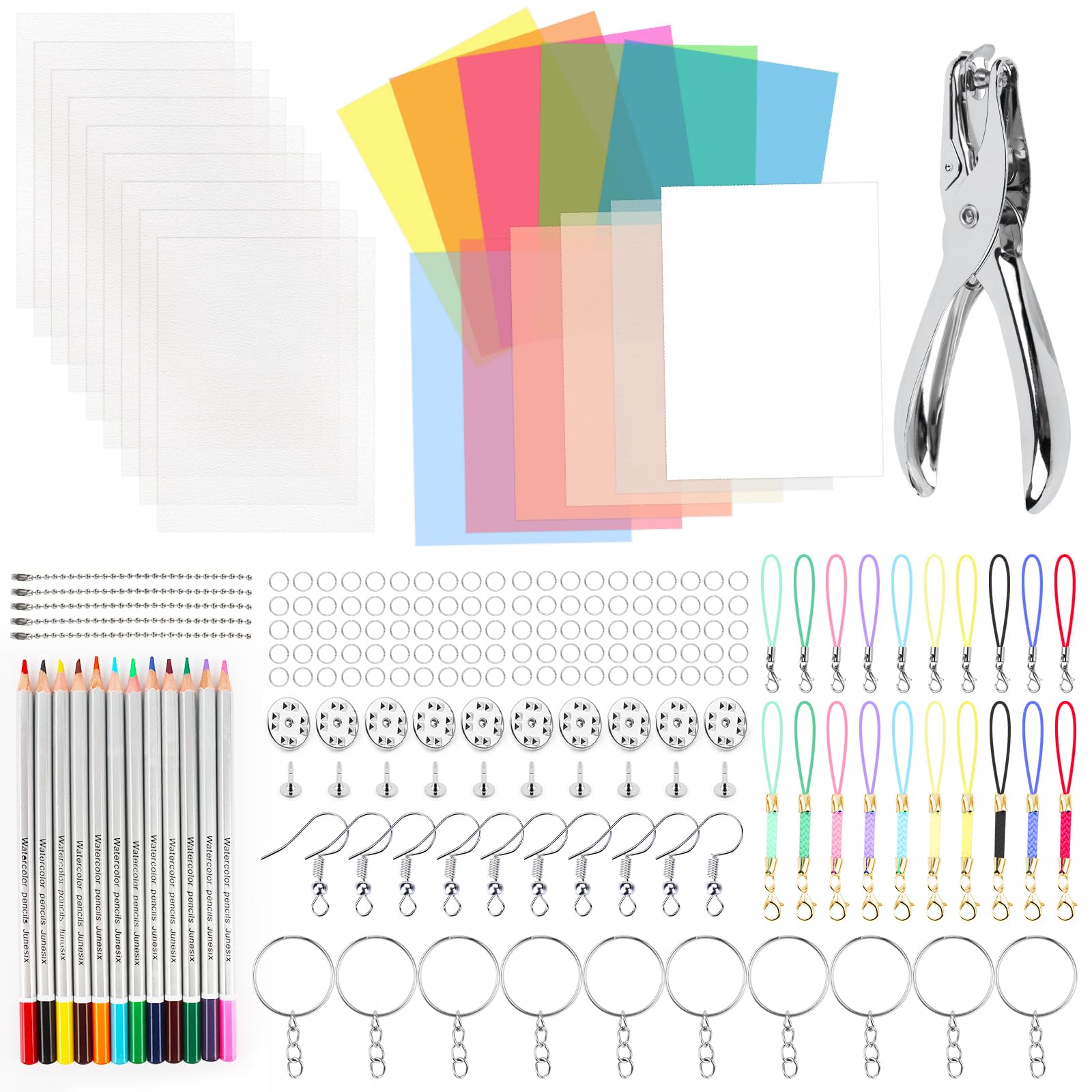 MXTIMWAN Shrink Film Set, Shrink Film for Crafts, with Shrink Film