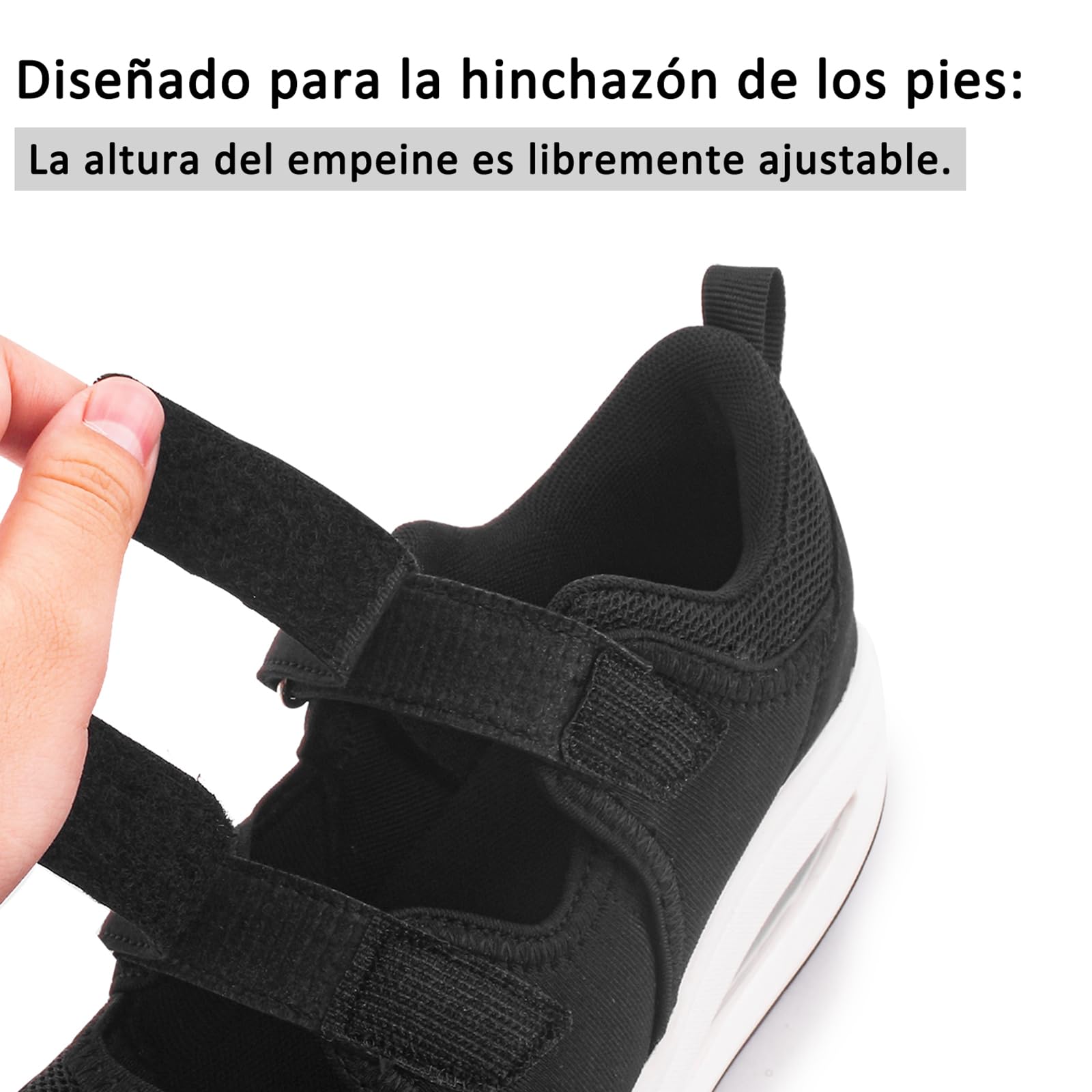 Git-up Transpirable Enfermera Zapatillas Mujer Antideslizante Ajustable Cómodo Correr Correr Casual Ortopédico Ligero Artritis Diabetes Fascitis Plantar Zapatos