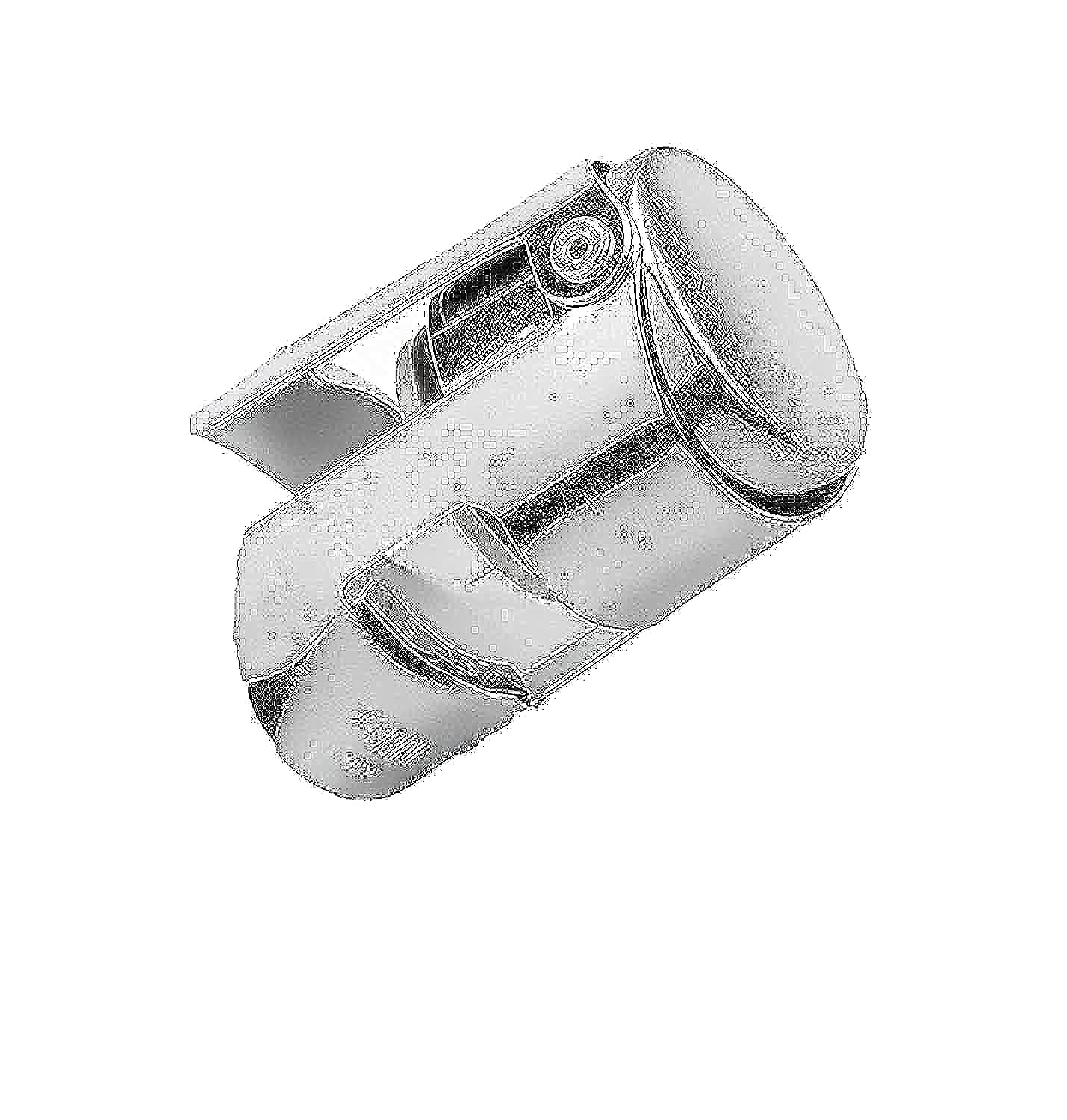 Pedrini Gadget Tip, Stainless Steel, Silver