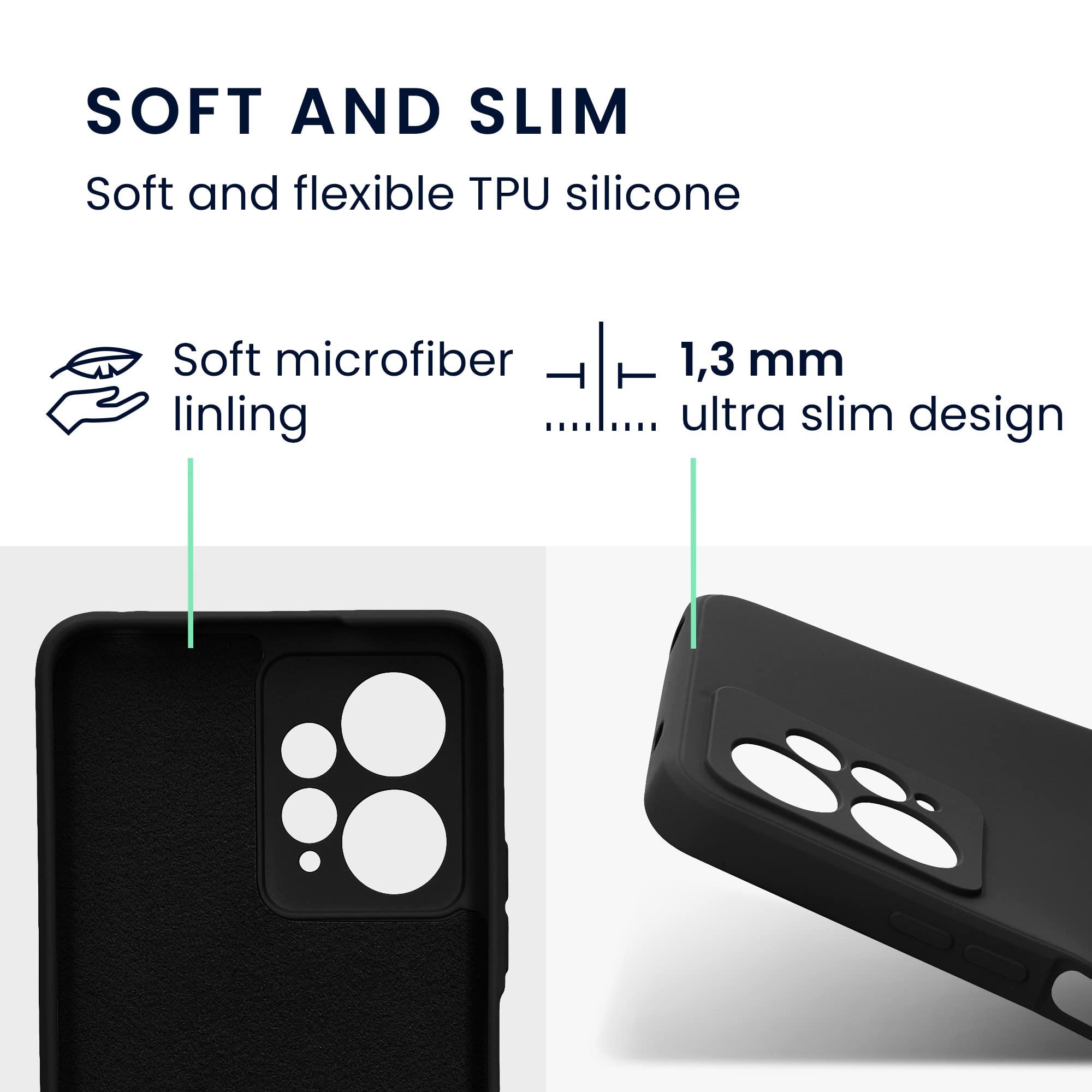 Kwmobile Case Compatible With Xiaomi Redmi Note 12 (4G) Case - View #10