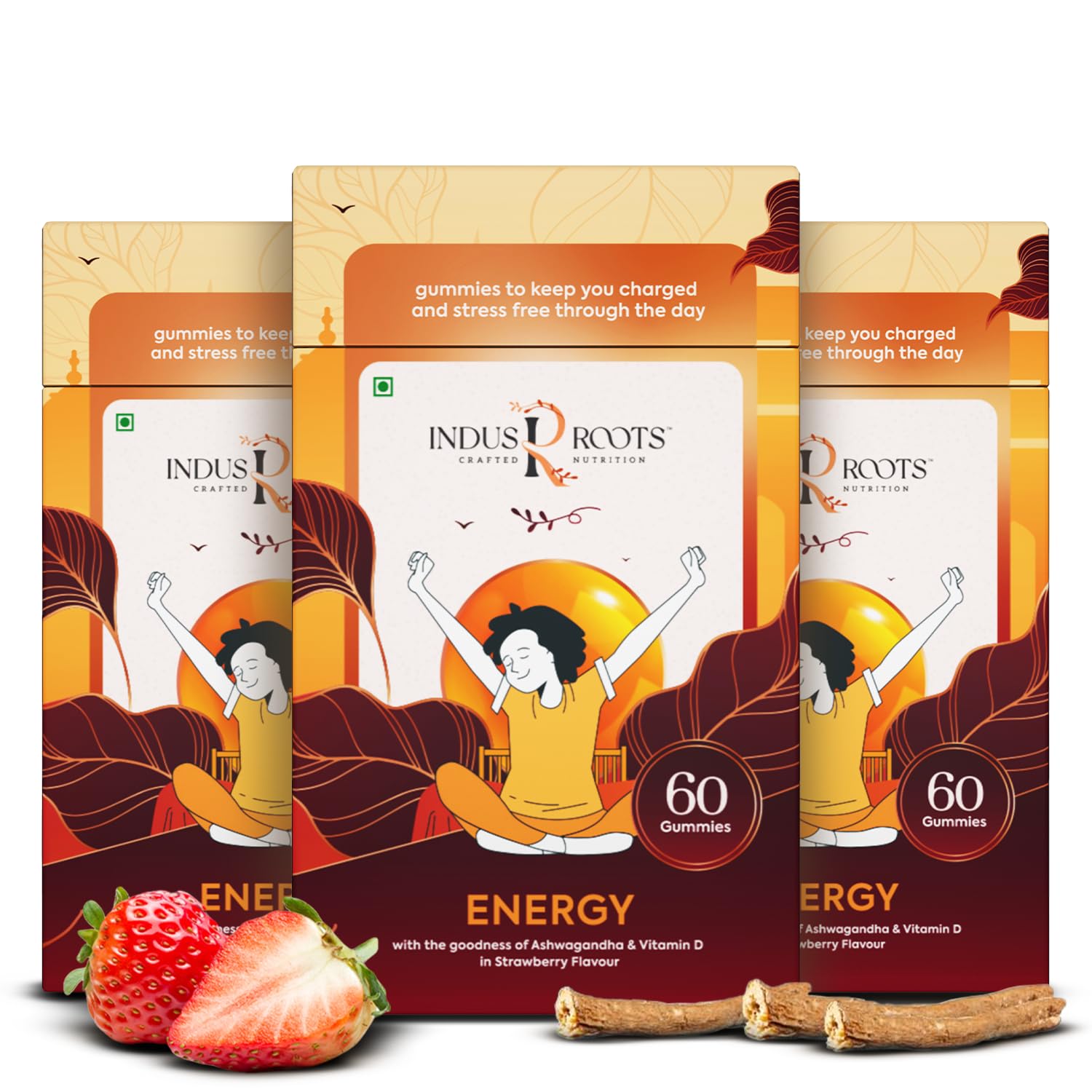 See full amazon price history chart for Indus Roots Ashwagandha & Vitamin D Energy gummies 180 Count, Helps Reduce Improves Energy & immunity | Helps Improve Bone Health, Teeth & Muscles | For Men & Women | Strawberry Flavour - 90 Days Pack Indus Roots Ashwagandha & Vitamin D Energy gummies 180 Count, Helps Reduce Improves Energy & immunity | Helps Improve Bone Health, Teeth & Muscles | For Men & Women | Strawberry Flavour - 90 Days Pack (B0D1BWKTDN) Amazon Price History, Amazon Price Tracker