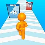 Man runner tall on the runway Taller Run! Tall & Wide Man Runner Challenge 3D - Pass through Gate to Become Bigger to Take Bots Off Fun Running Game