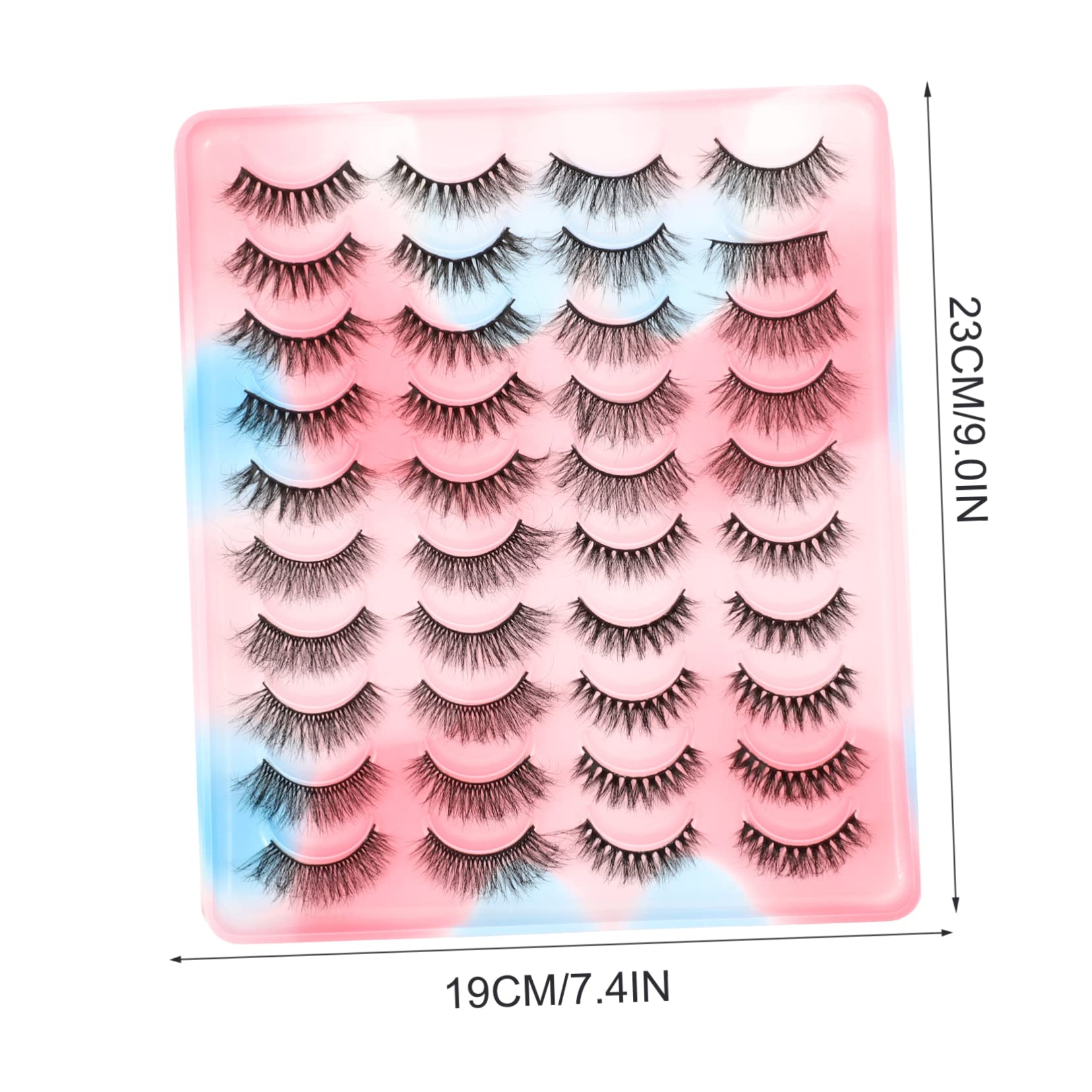 MAGICLULU 3 Set Di Ciglia Finte in Strisce Sfuse Per Uso Quotidiano Facili Da Usare Per Le Donne Aspetto Attraente E Duraturo Materiale Delicato Sulla Pelle 20 Paia*3