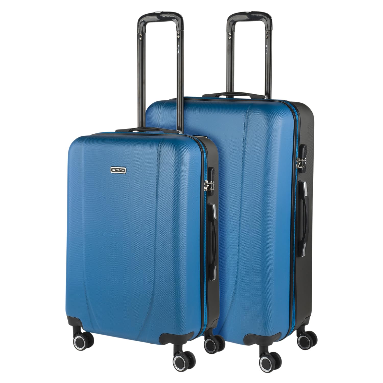 ITACA - Maleta de Cabina 55x40x20 de Viaje rígidas Trolley con 4 Ruedas Dobles para Avion Ligera Equipaje de Mano candado de combinación., Plata — view 16