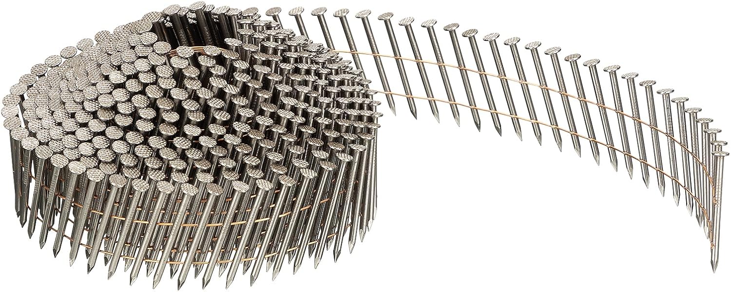 HiKOKI VS2132M Wire Connecting Nails, Total Length 1.3 inches (32 mm) x Shaft Diameter 0.08 inches (2.1 mm), Roll, For Nail Drivers, For Wood, 400 x 40 Rolls, Iron Fabric, Convex Winding