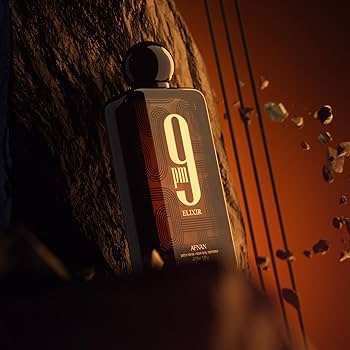 Amazon.com : Afnan 9 PM Elixir Unisex Extrait de Parfum, 3.4