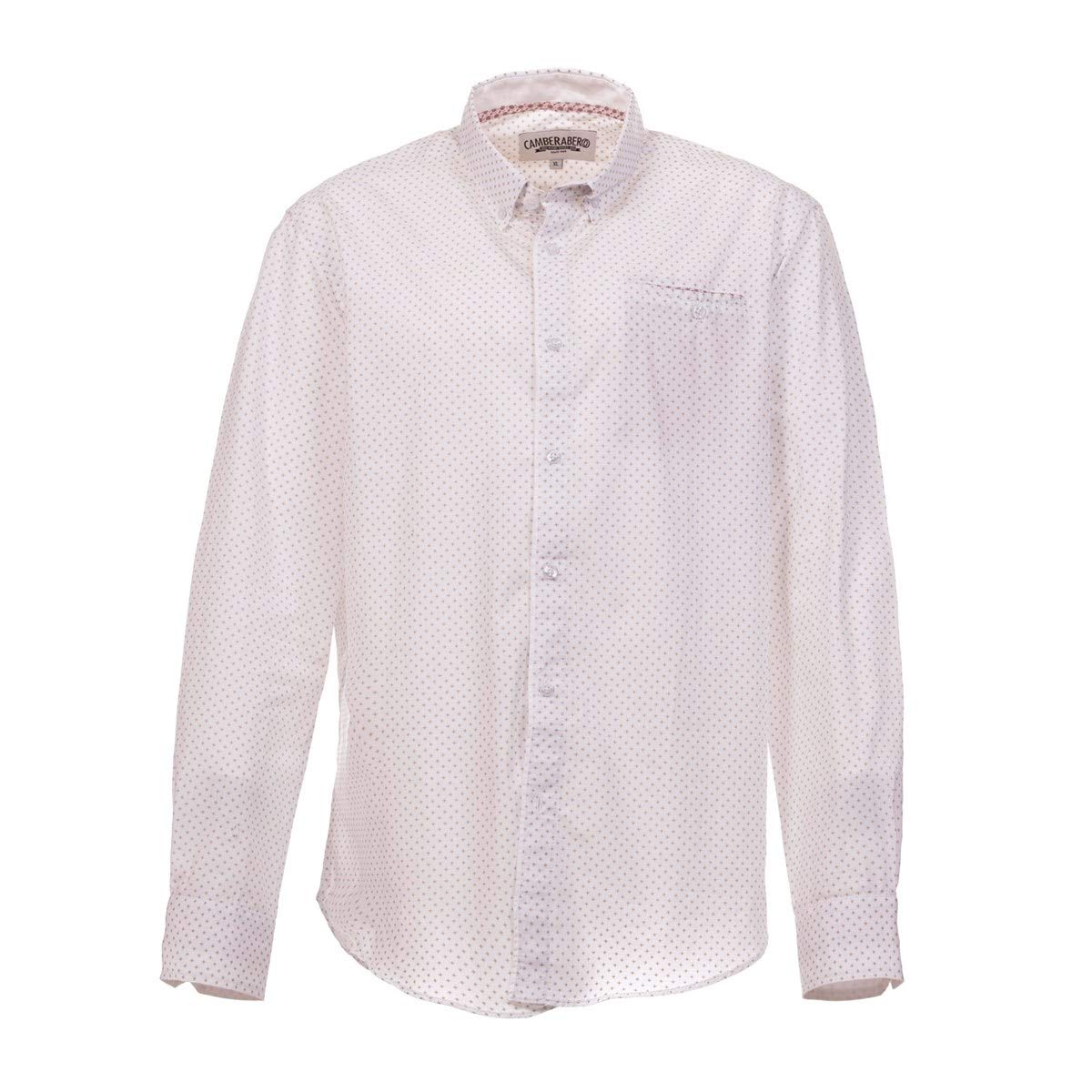 Chemise manches longues popeline blanche ajustée classique chic