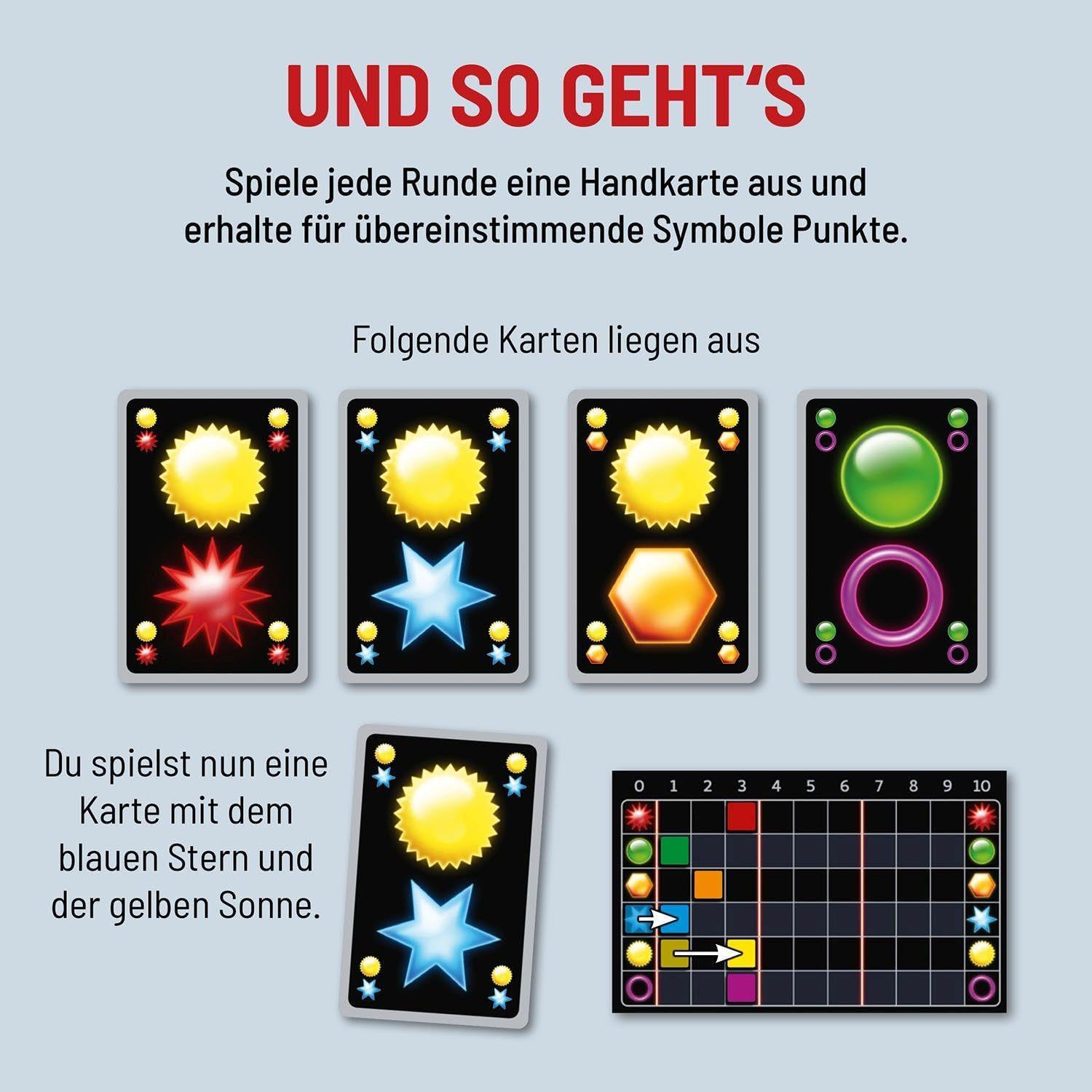 Kosmos 682231 Simply Ingenious - The Refined Card Game, Exciting and Entertaining Strategy Game with Simple Rules, Board Game for On the Go from 8 Years for 2-4 People