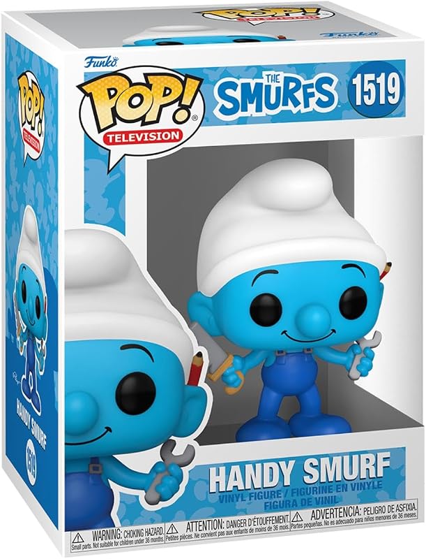 Figura Funko Pop Handy Smurf en Amazon