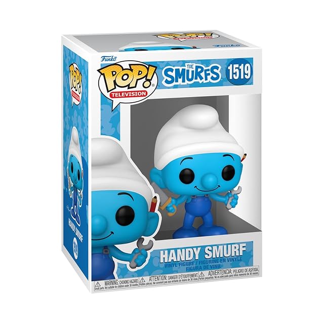 Funko Pop! TV: Papa Smurfs - Handy Papa Smurf - Figura de Vinilo Coleccionable - TV Fans