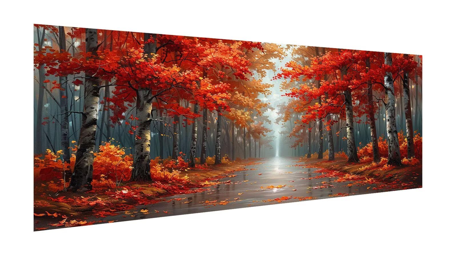 Diamentowe malowanie duży 100x50cm, diament malarstwo leśne obraz diamentowy drzewo malarstwo diamentowe dorośli DIY kryształ haft ścieg krzyżykowy puzzle rzemiosło diamentowe, dekoracja domu, prezent