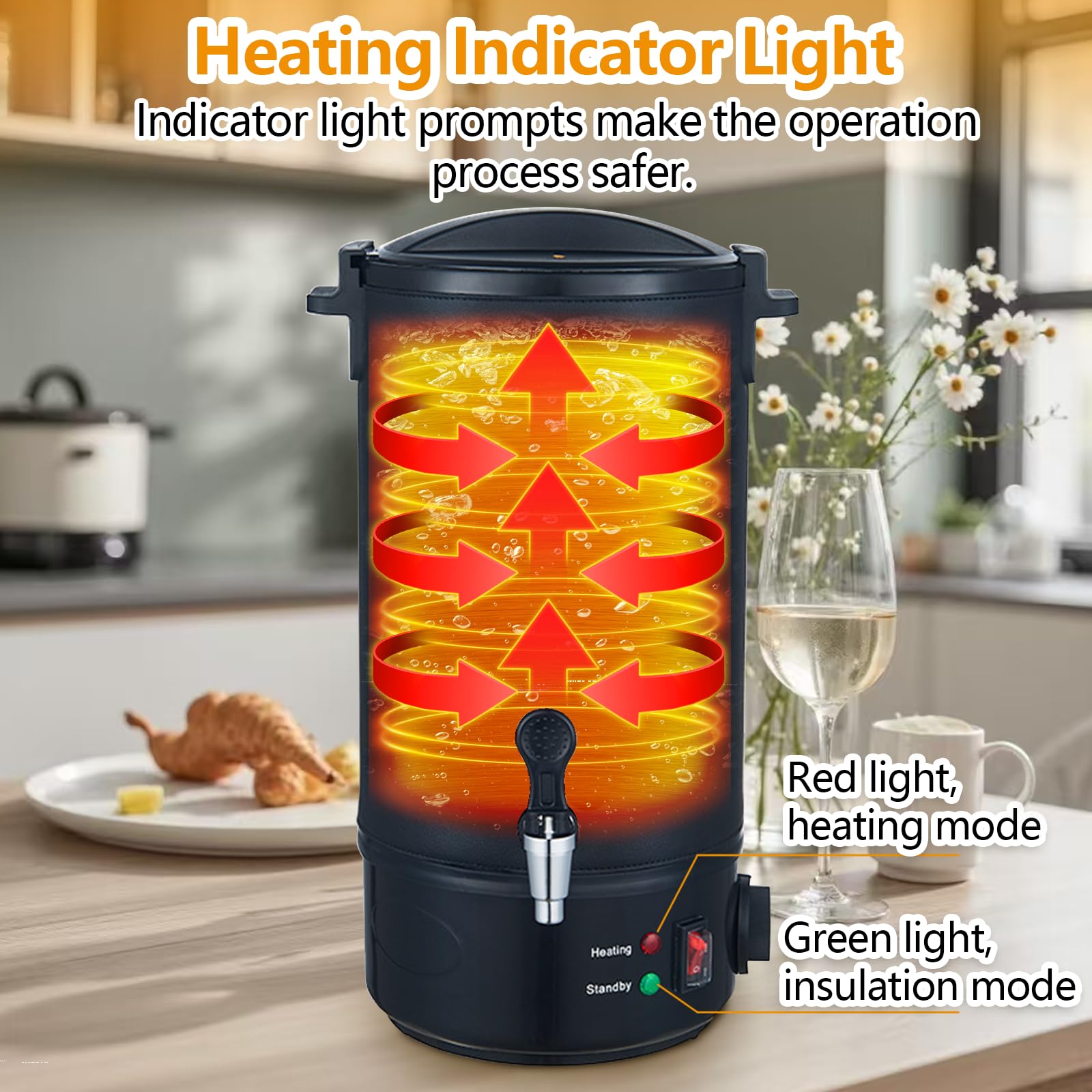 Hocomay 8 l topiarka woskowa do produkcji świec, regulowana temperatura, do rzemiosła lub małego rzemiosła