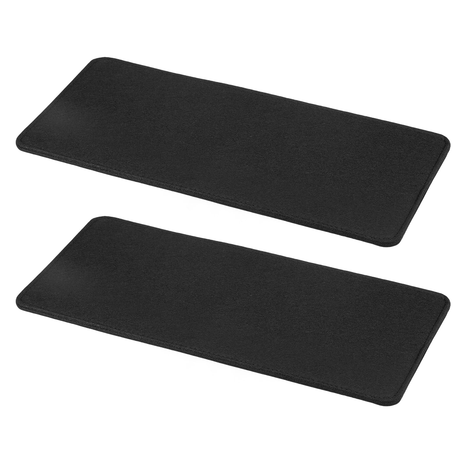 sourcing map 2Pcs Felt Base Shaper, 13 x 6 Inch Rectangle Handbag Bottom Shaper Pad Bag Liner Board Insert Arc Corner for Purse Tote Crossbody Bag Backpack, Black