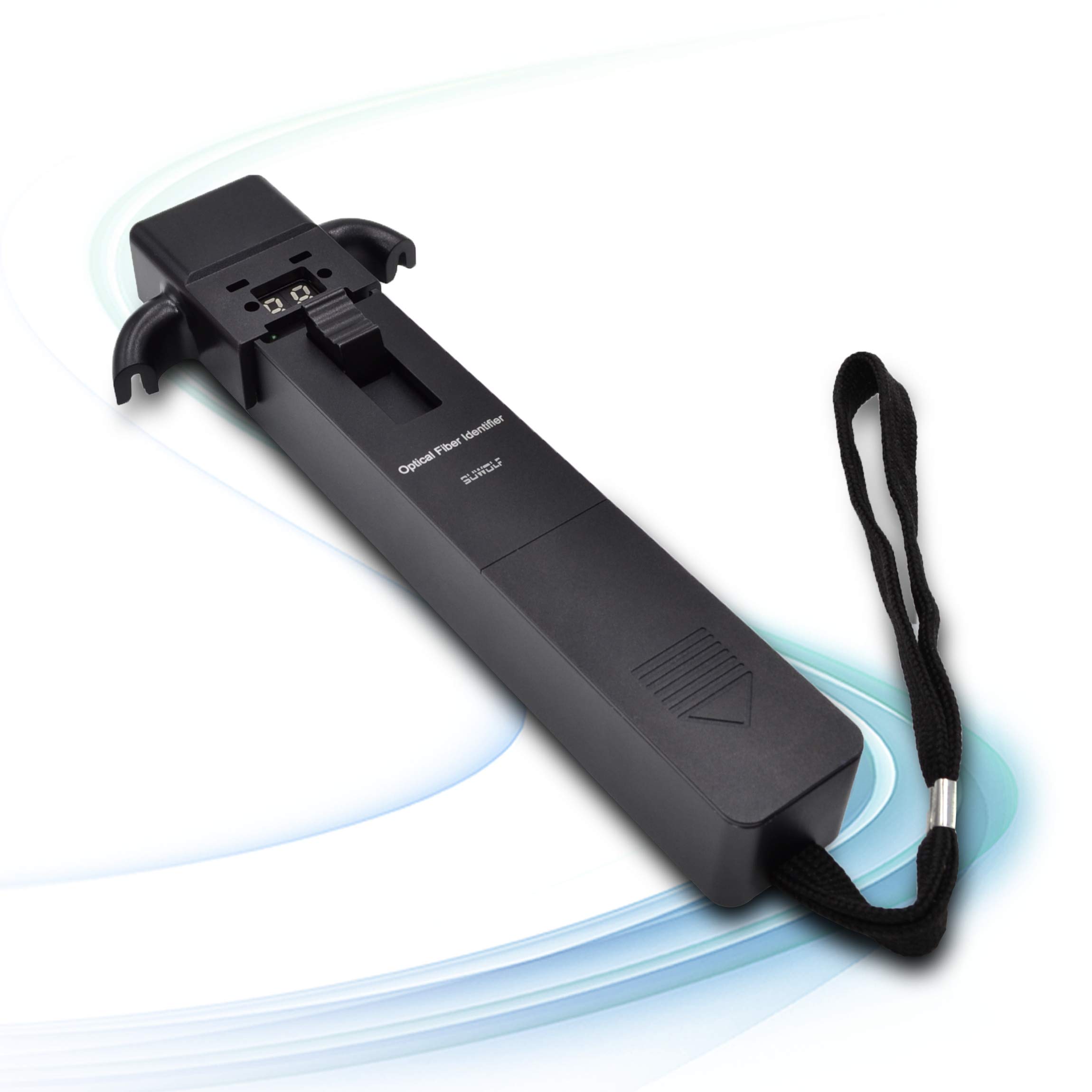 800-1700nm Identificateur de Fibre Optique / Live Optical Fiber Traffic Identifier SM MM Identifiant de Fibre Optique avec Affichage de Puissance Optique et 250um+900um+2mm+3mm Adaptateur