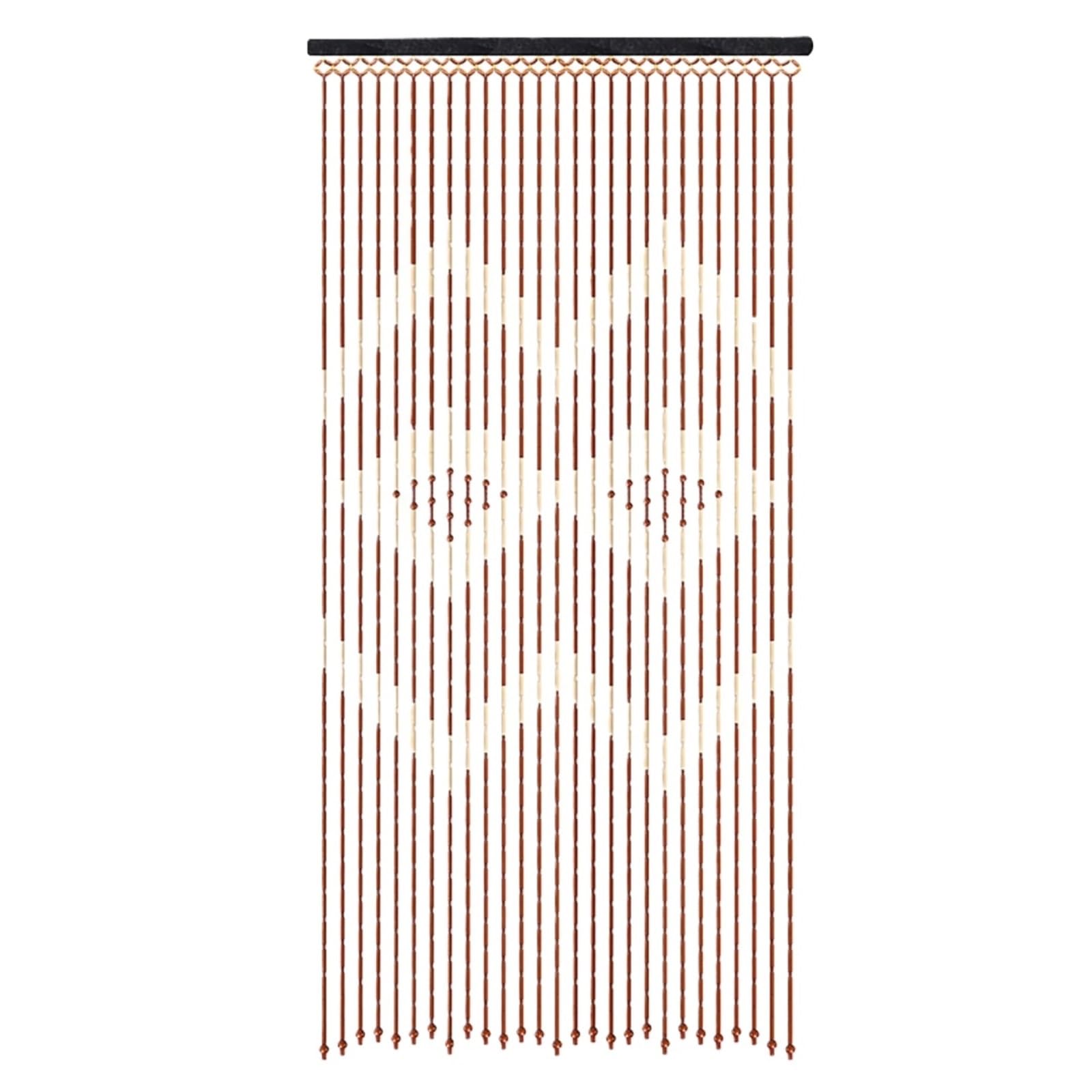XUWEWI Wood Beaded Curtains Door String Bead Curtain For Doorways, Panel Closet Room Dividers, Natural Wooden For Doorway(195cm)