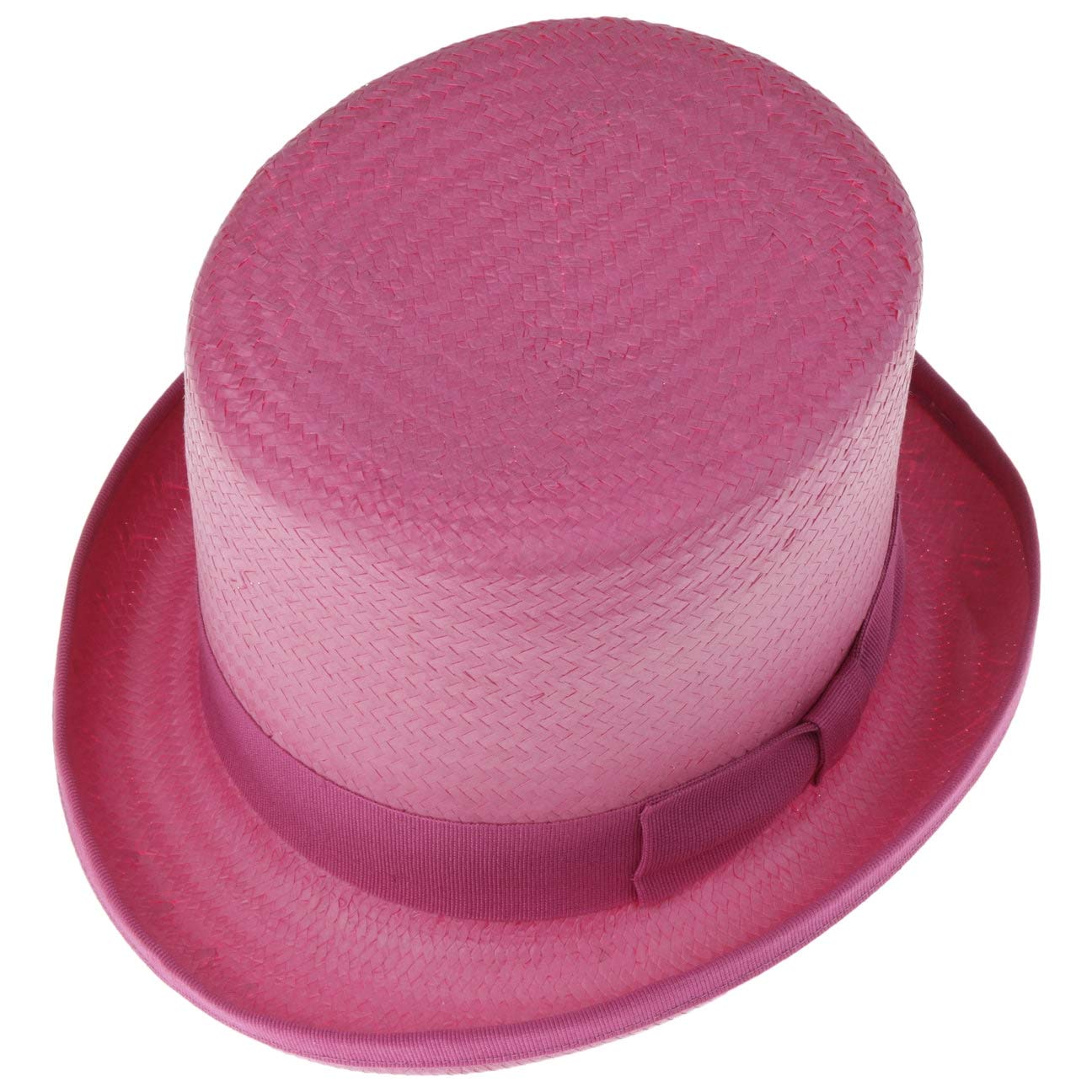 CAPPELLISHOP Rom Cappello Cilindro in Paglia Prodotto in Italia Unisex Primavera Estate