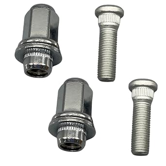 4PCS M12x1.5 Thread Chrome Lug Nut Kit Replacement for Toyota & Lexus Models Corolla, Camry, RAV4, Avalon, Sienna, 4Runner, Land Cruiser, GS350, GX460, ES300, SC400, tC Cone Seat Acorn Style Nuts