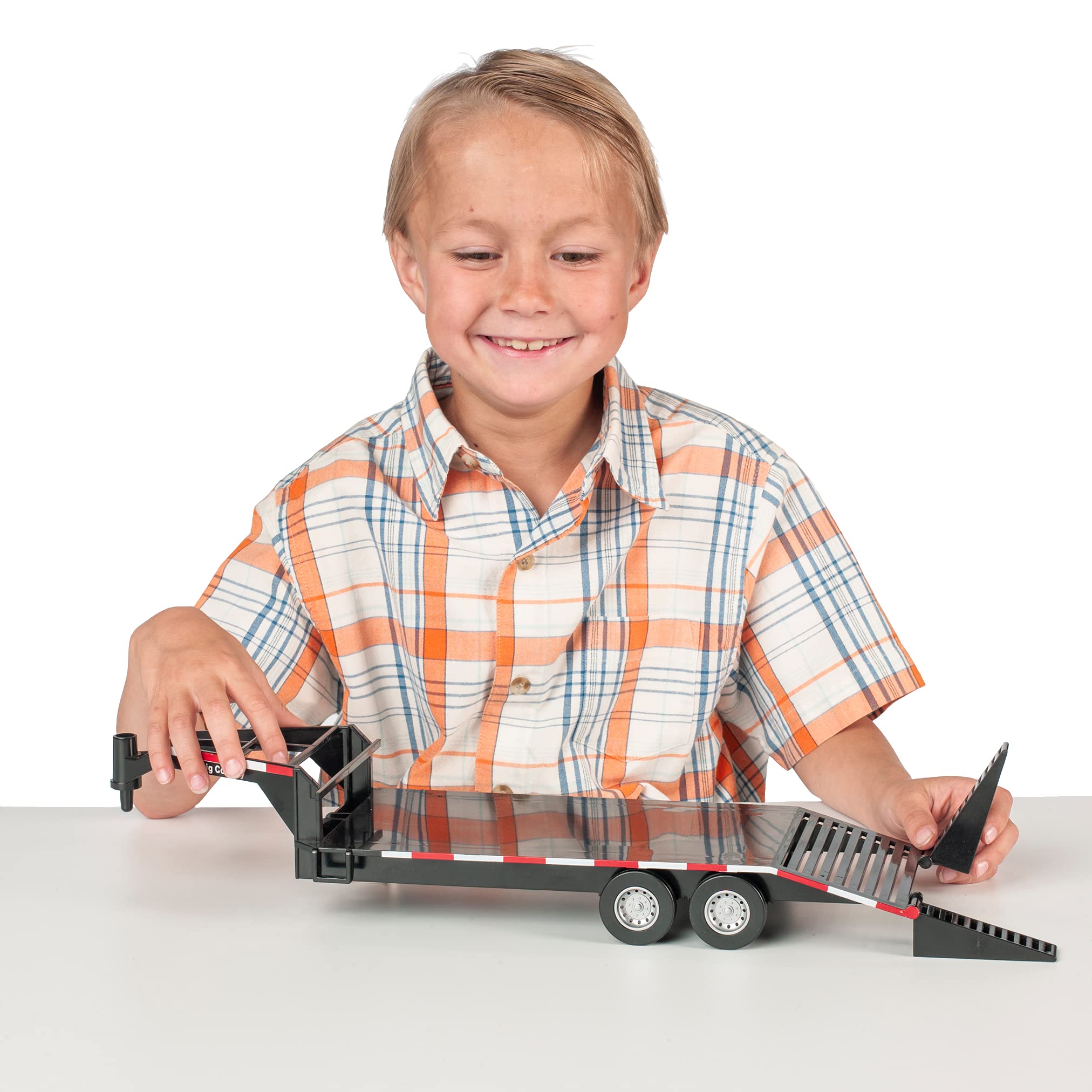 Big Country Flatbed Trailer 120 Scale Gooseneck Trailer Toy