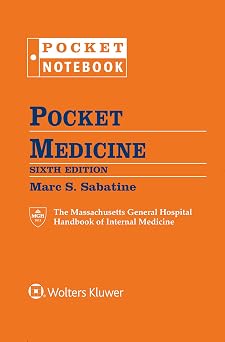 Pocket Medicine The Massachusetts General Hospital Handbook of Internal Medicine Pocket Notebook Series