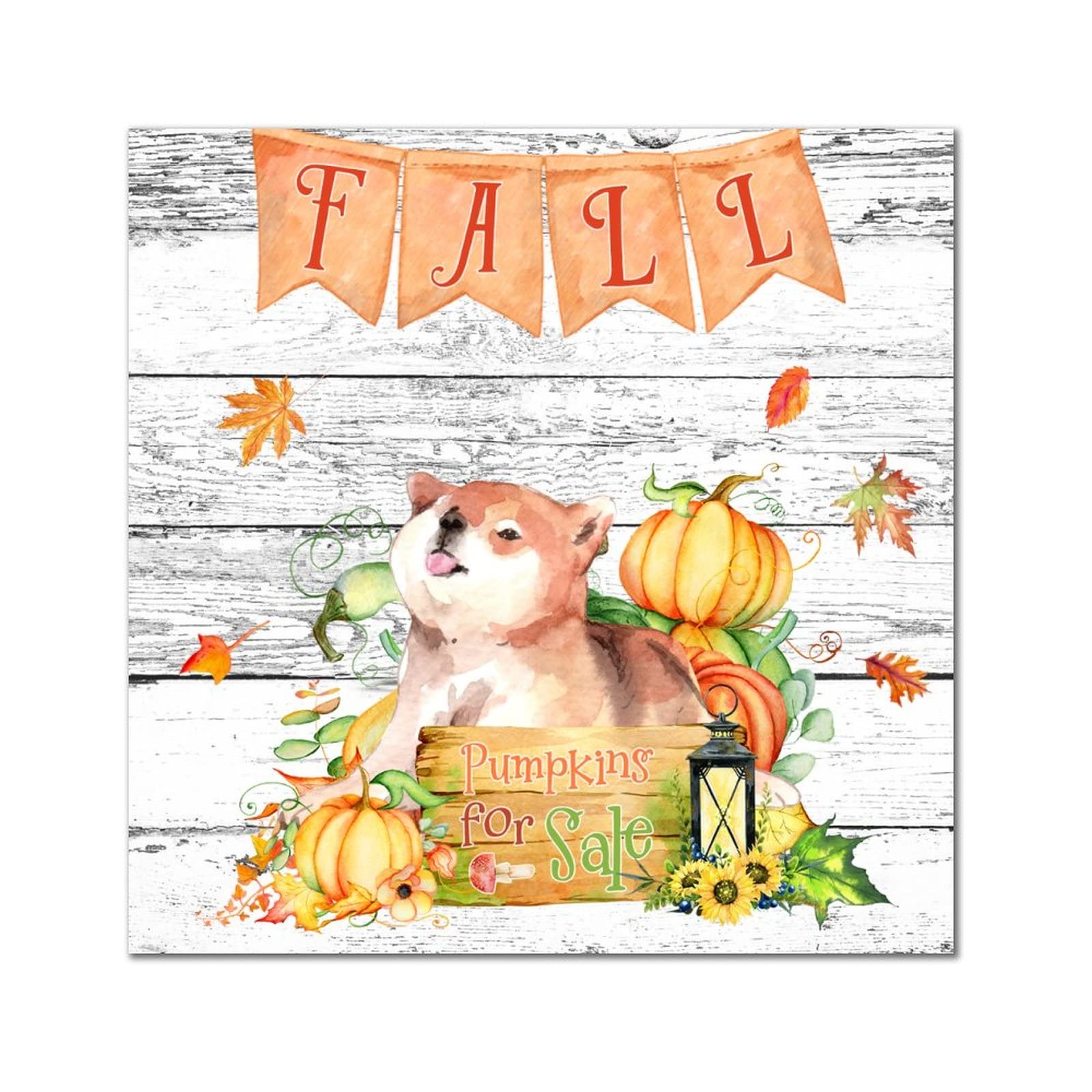 Plaque murale bois vintage idée cadeau automne déco originale maître de Frenchton