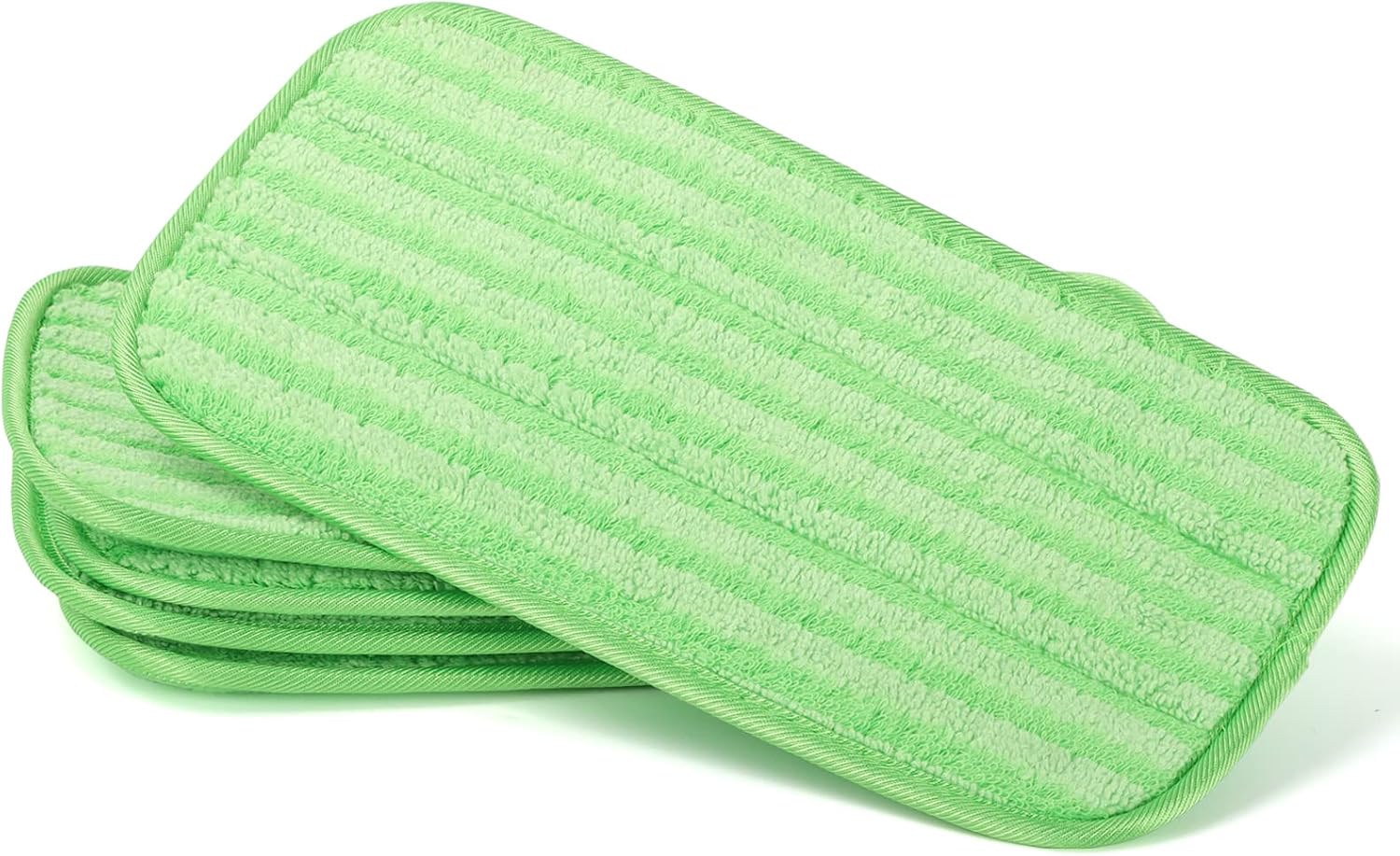 3 Pack Reusable Mop Pads Refill - Washable Heavy Duty Microfiber Replacement Mopping Cloths - Compatible with Swiffer Wet Jet