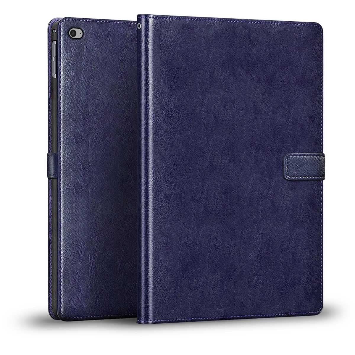 WOW Imagine Apple iPad Air 2 Flip Cover Tablet Back Case | Shock Proof Folio | Magnet Closure with Viewing Stand (Flexible | Leather Finish | Card Pockets Wallet | Blue) (B0B1F334YJ) Amazon Price History, Amazon Price Tracker