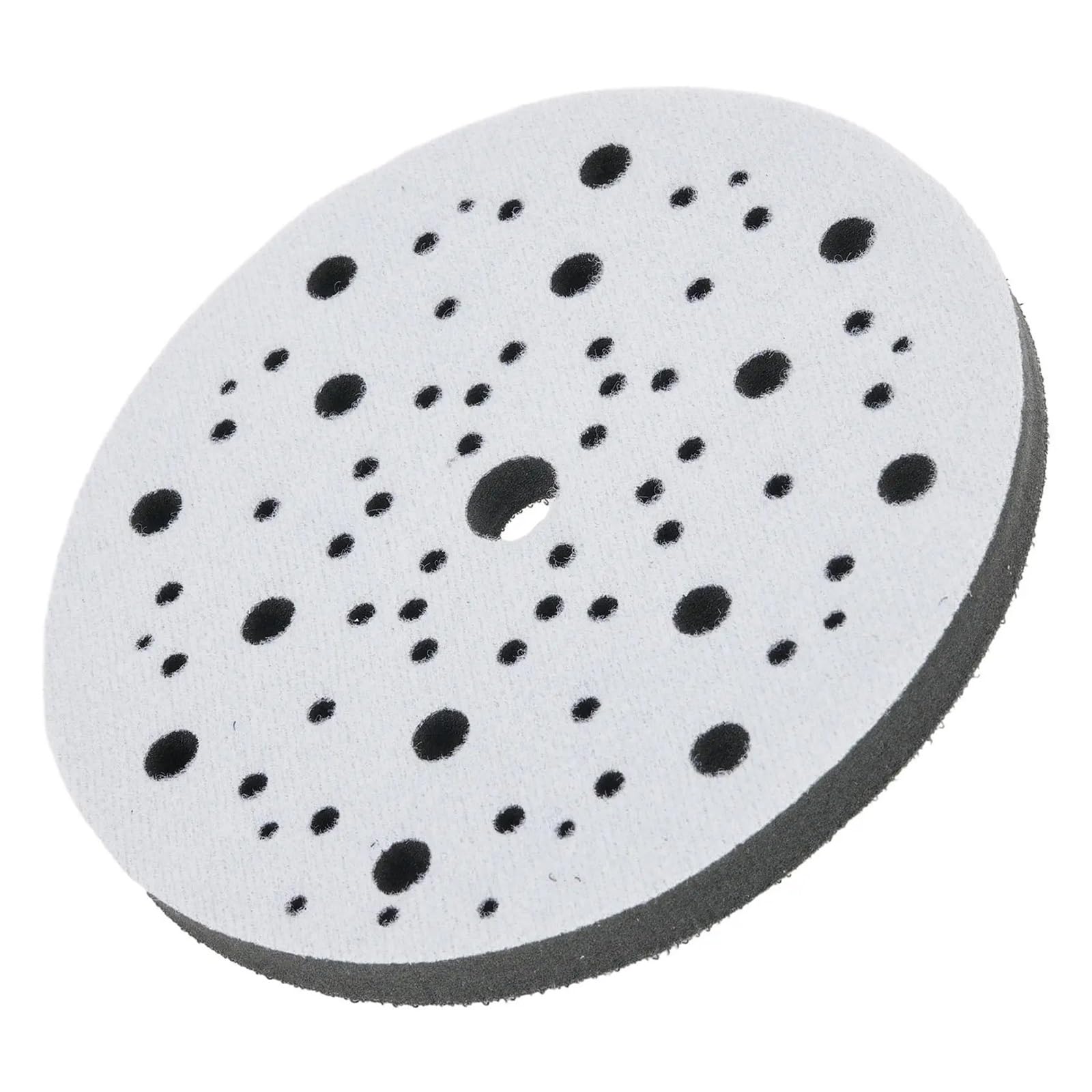 Xchiaueo One Color 1Pcs 6Inch Interface Pads 70Hole 150Mm Hook And-Loop Density Foam Sponge-Cushion Buffer Backing Pad