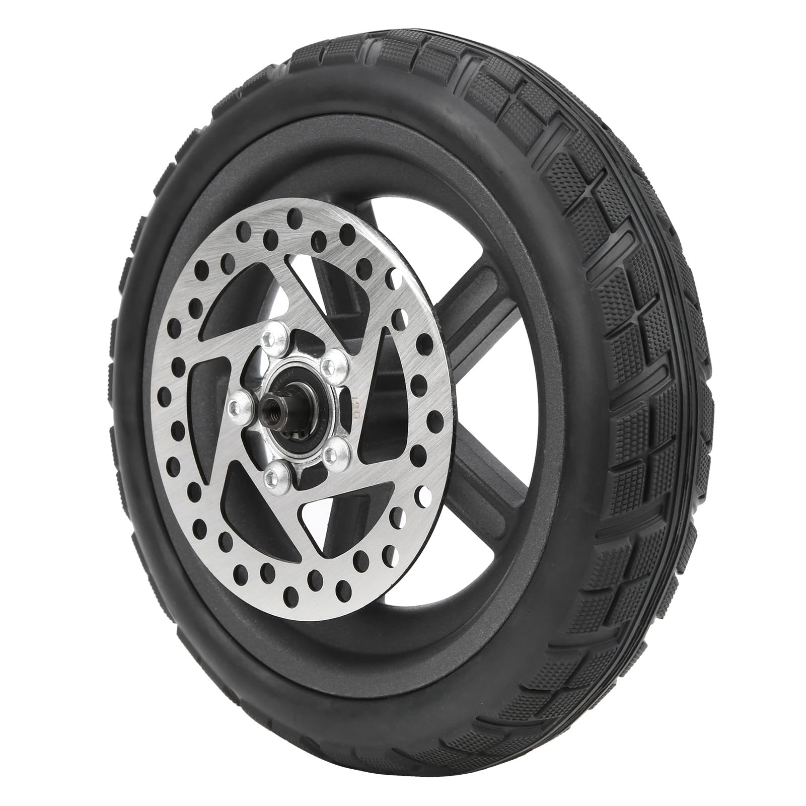 Akozon Roues de scooter électrique, roue arrière de 8,5 pouces pour Pro+pneus+frein à disque 120 mm Kit de remplacement Roue arrière de scooter électrique Anti-explosion +
