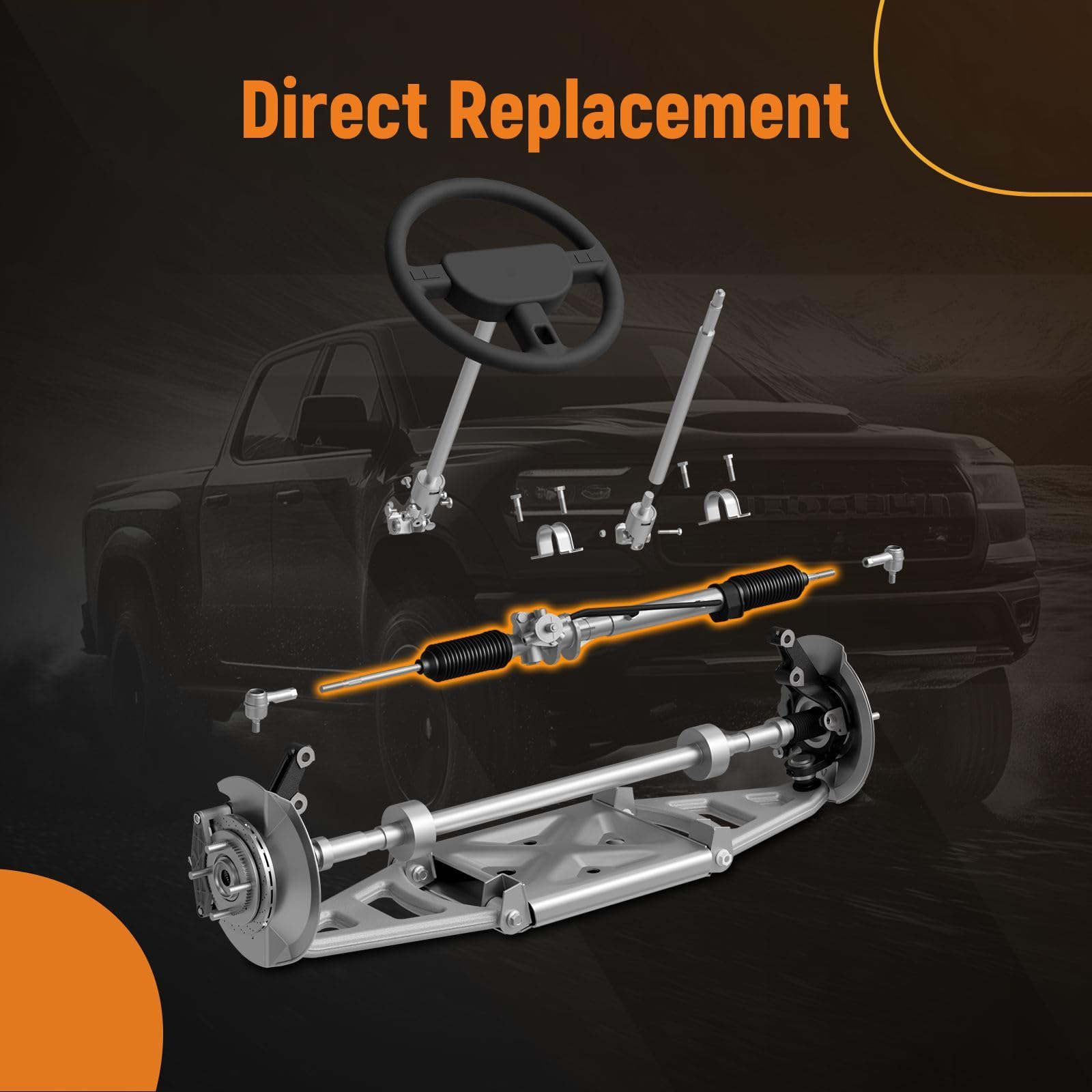 maXpeedingrods Lenkgetriebe Servolenkung für KIA Picanto TA 1.0 1.2 2011-2017 565001Y500 565001Y501