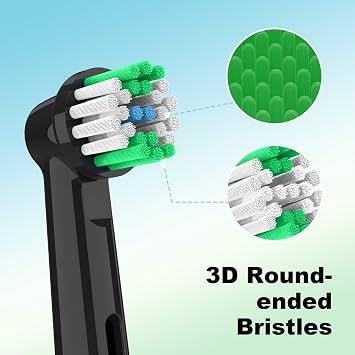20 Pack Toothbrush Heads Compatible with Oral B Braun, Professional Electric Brush Heads for Vitality Pro Smart Genius Series, Gentle Cleaning Care for Gums