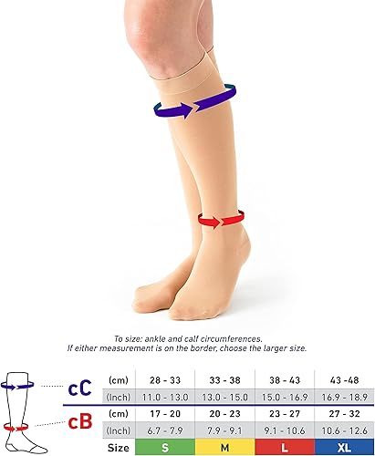 Miniatura 6 de Calcetines de viaje Neo G - Compresión graduada - Dispositivo médico de clase 1, Beige