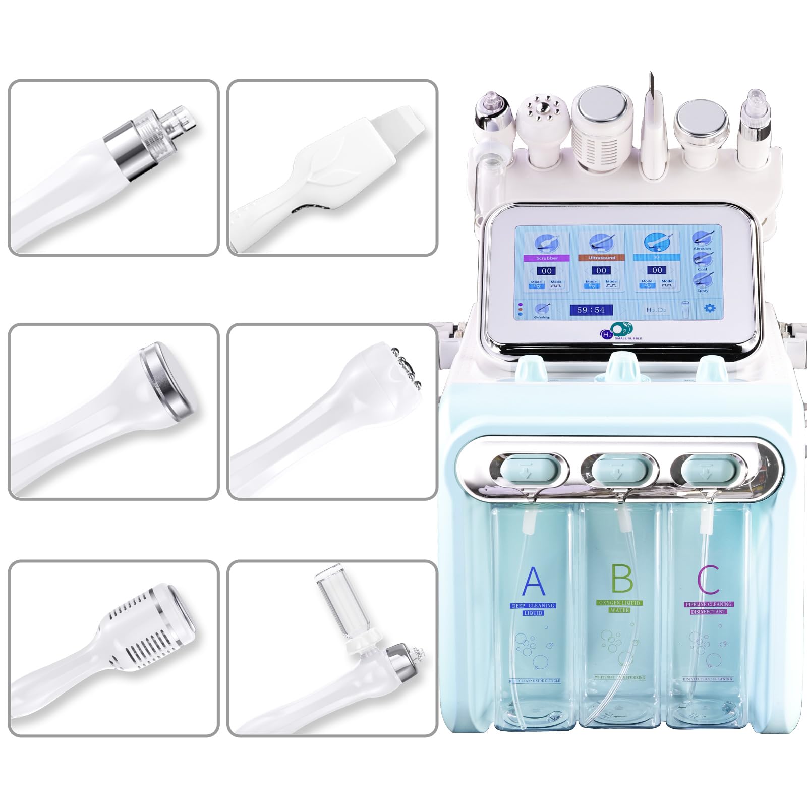HYCARE HYDROGEN 美容器 Amazon.com: Hydrogen Oxygen Facial Care Machine Professional 6 in