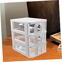 Vista 8 de Desk Organizer Drawer Organizer for Desktop Office Storage File Cabinet Drawer White