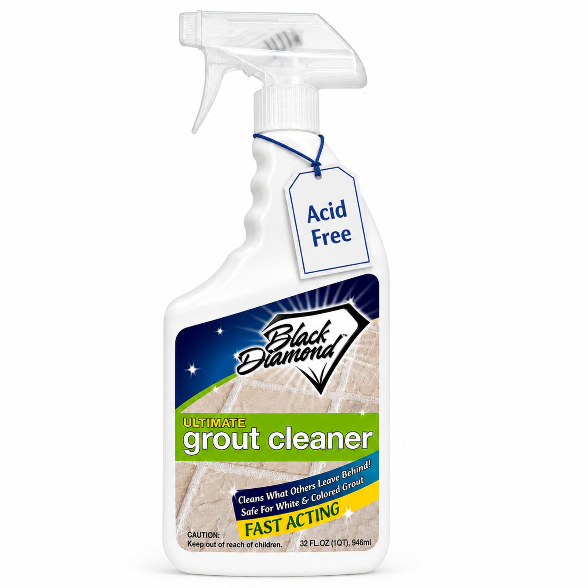 Ultimate Grout Cleaner for Tile &amp; Grout, Acid-Free Stain Remover, 32 oz