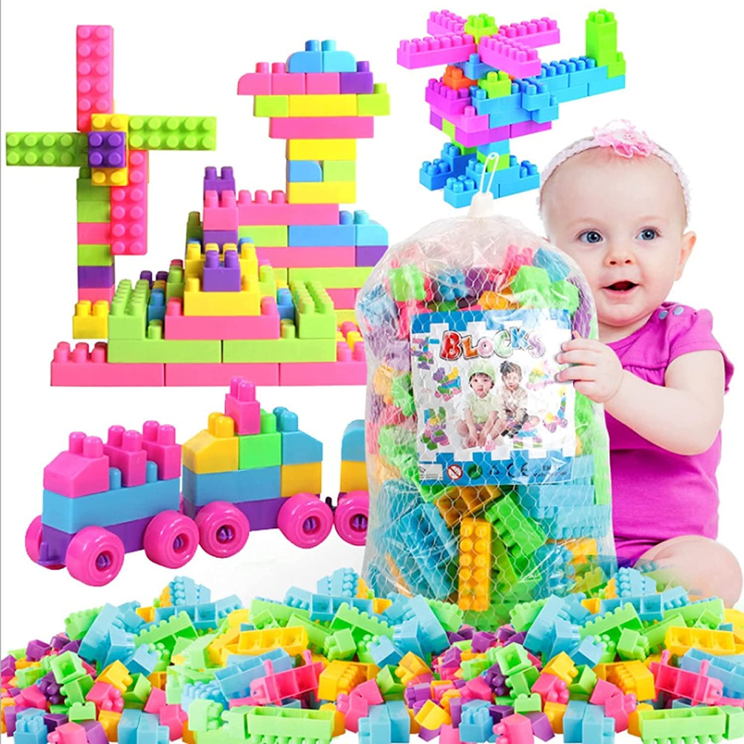 GRANTH Building Blocks for Kids - Certified European Saftey Standards (50+PCS Small Blocks Bag Packing, Best Gift Toy, Block Game for Kids, Boys, Children (56 pieces) (B09JGKD376) Amazon Price History, Amazon Price Tracker