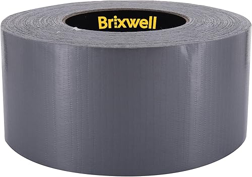 Miniatura 3 de Brixwell 48 rollos de cinta adhesiva gris de grado profesional, 3 pulgadas x 60 yardas, fabricado en los Estados Unidos