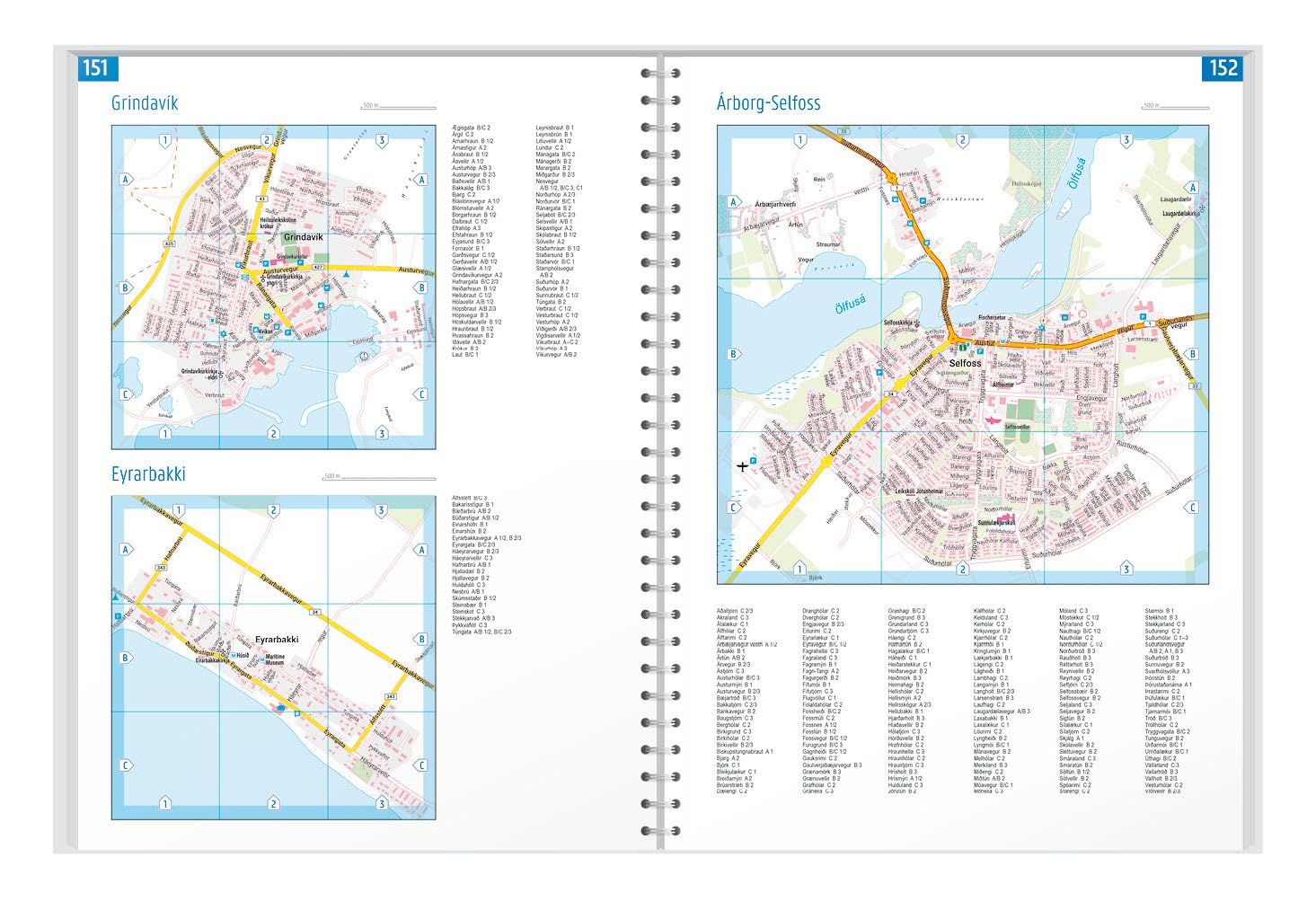 freytag & berndt Autoatlas Island Reiseatlas mit Spiralbindung 1:150.000: 30 Highlights, Camping- und Stellplätze