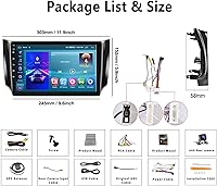 Vista 8 de 2G+64G para Nissan Sentra 2013-2017 Radio Android 13 Estéreo de coche con Apple CarPlay Android Auto Mirror Link Bluetooth 10.1 pulgadas HD pantalla