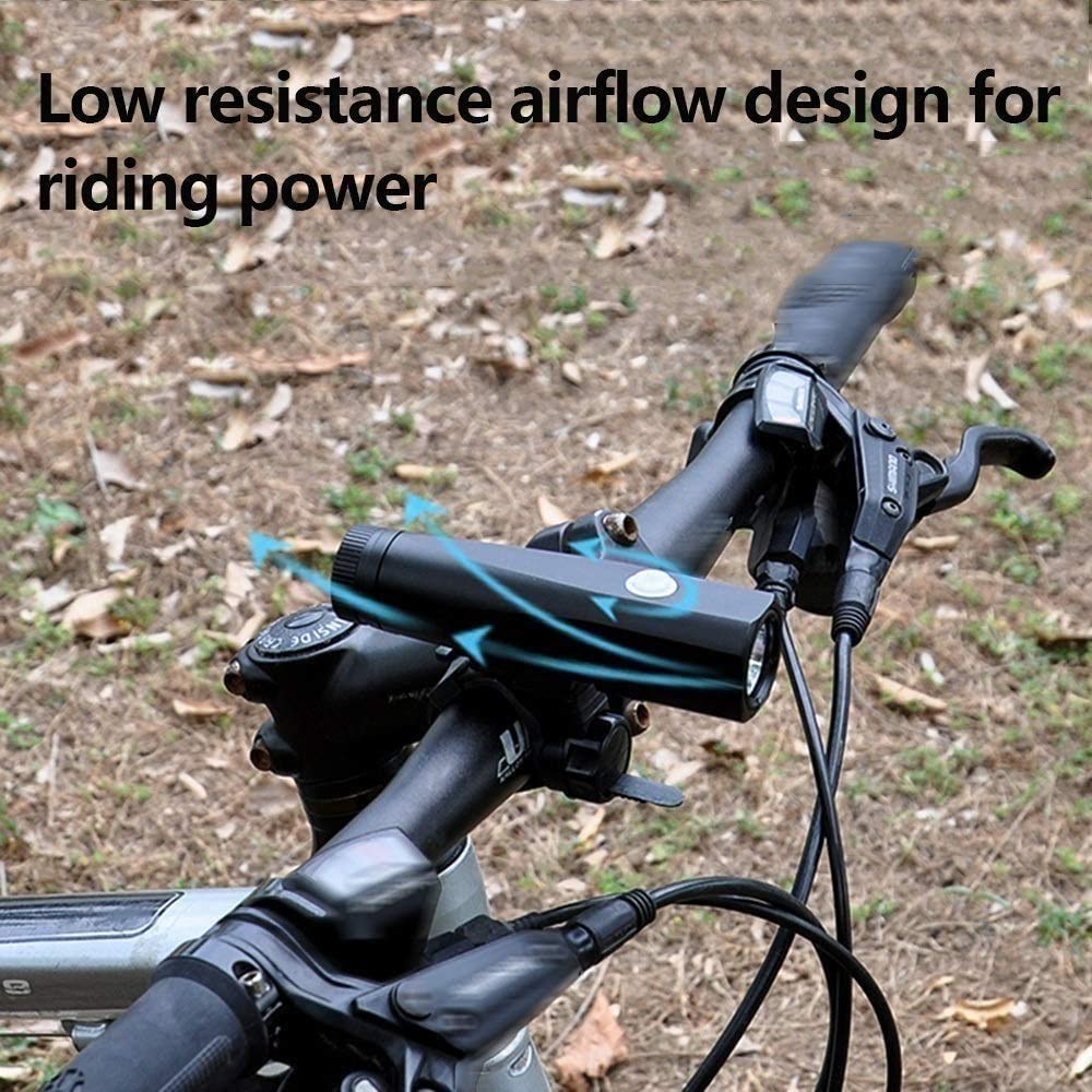 Luz de bicicleta, faros de la bicicleta, 800 lúmenes USB Luces delanteras recargables, 5 modos de luz IPX-6 impermeable para impermeables para bicicletas Bicicleta de carretera de montaña, bicic