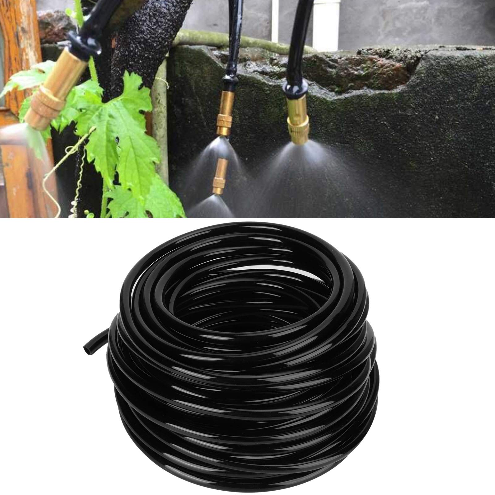 NDNCZDHC G1/8 Irrigation Tubing Portable Garden Hose PVC Water Pipe Drip Irrigation Tubing for Garden