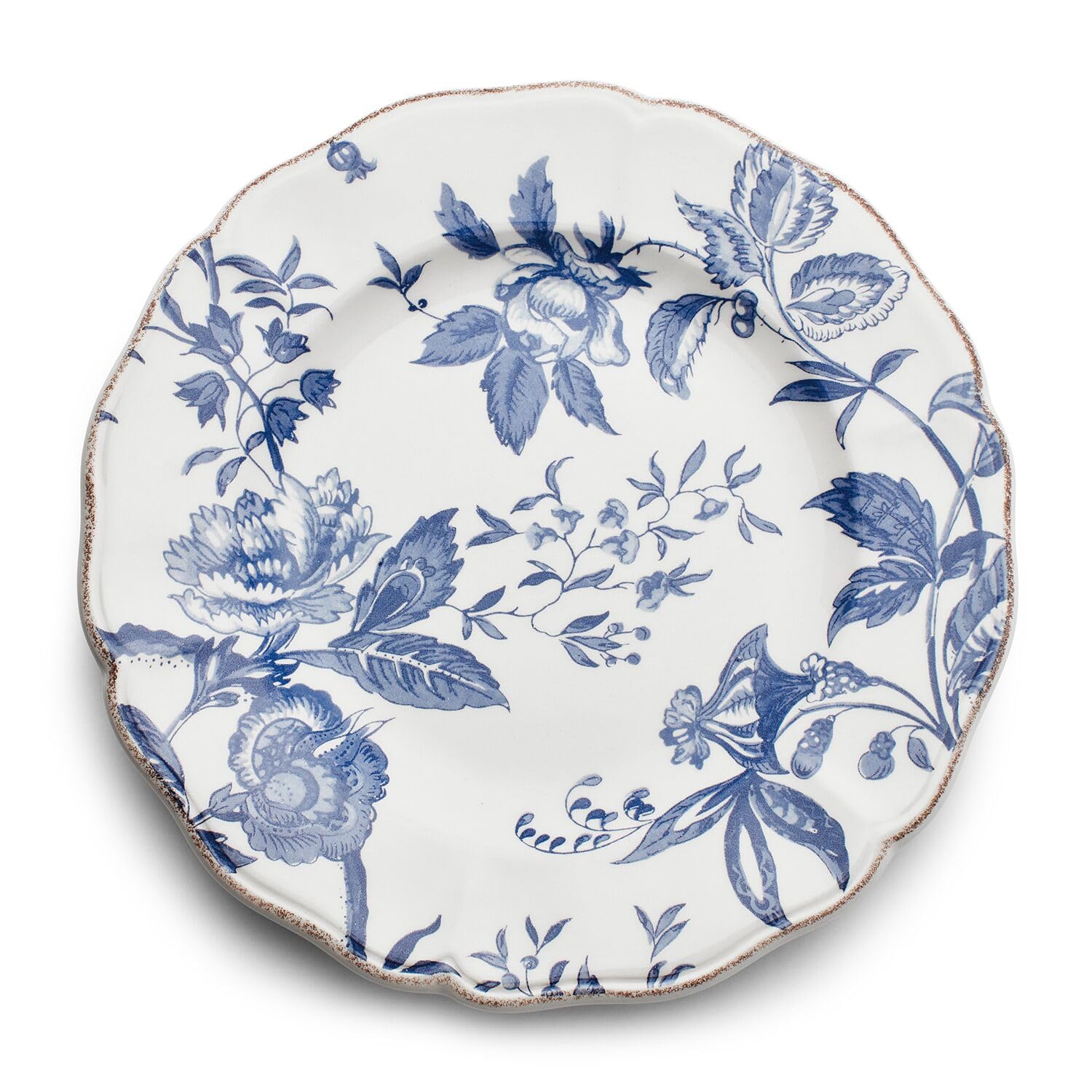 Sur La TableItalian Blue Floral Dinner Plate