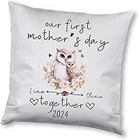 Vista 10 de Funda de almohada personalizada para el hogar, regalo para mamá, abuela, para ella