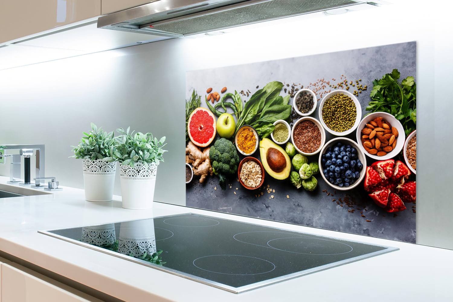 Produktbild von Queence Küchenrückwand Queen Of The Ktchen - Sprtzschutz Wandschutz