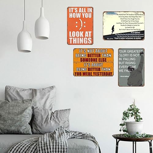 Miniatura 5 de Letrero de metal retro de comida italiana Cucina Italiana para bar, cafetería, restaurante, cocina, club, decoración de pared, 8 x 12 pulgadas