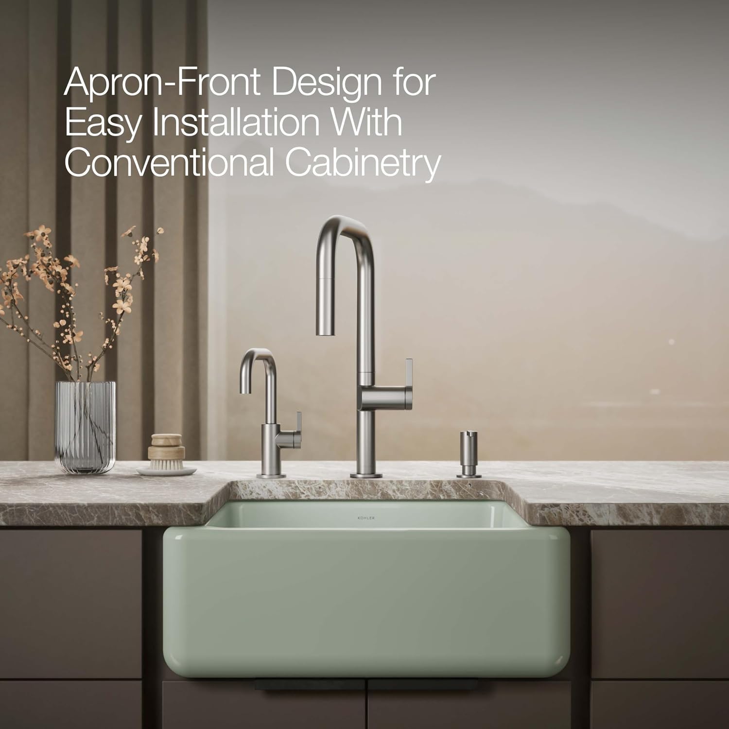 Whitehaven 23-1/2 in. Undermount Single-Bowl Farmhouse Kitchen Sink