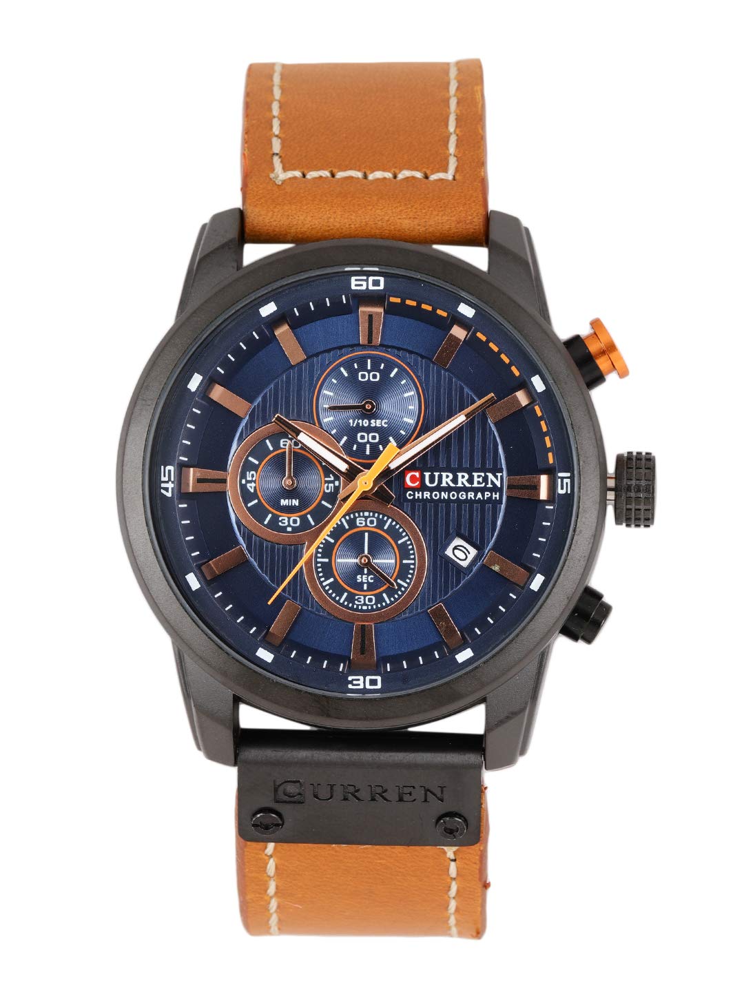 CURREN Analog Blue Dial Men's Watch-8291TANBK